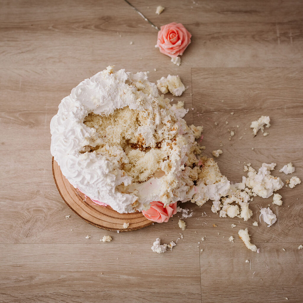 smashcake in set fotografico