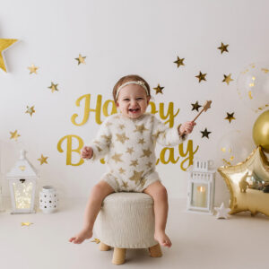 fotografie bambina primo compleanno