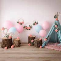 set capanna primo compleanno